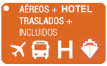  Incluye Aereos   Hotel   Traslados: Inclute aéreos, traslados y hotel
