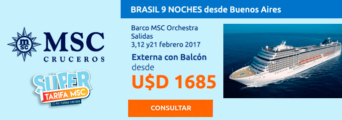 MSC SuperOFERTA CABINA con Balcón