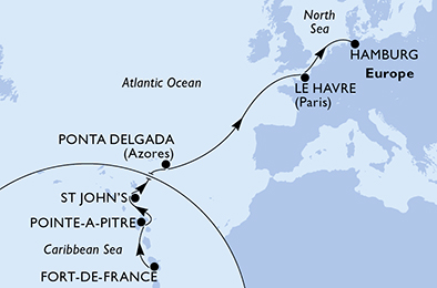 20MSCPR Fort de France 15 Hamburgo 20MSCPR Fort de France 15 Hamburgo