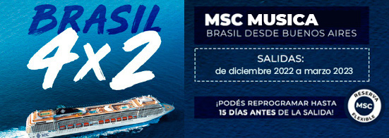 MSC Crucero Brasil 4x2